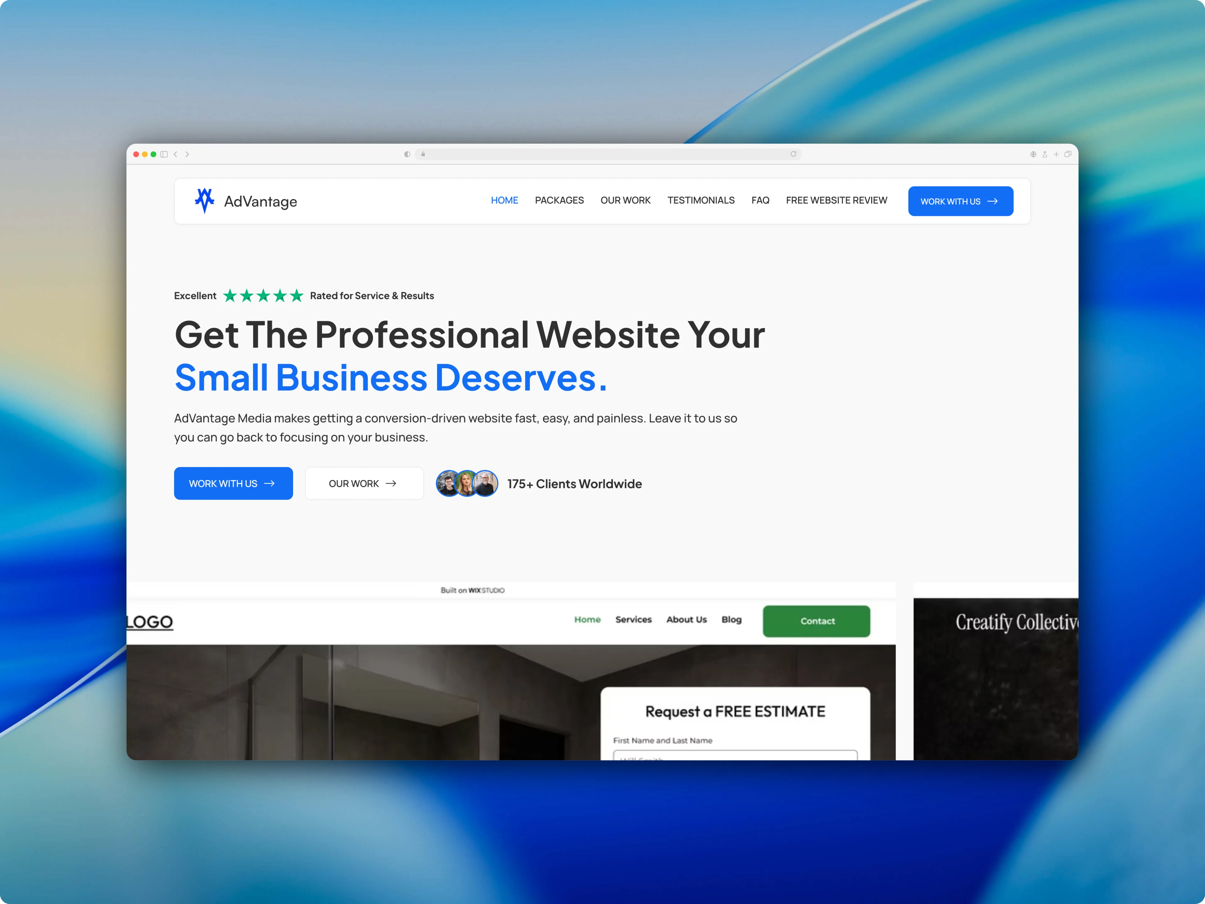 AdVantage Media website