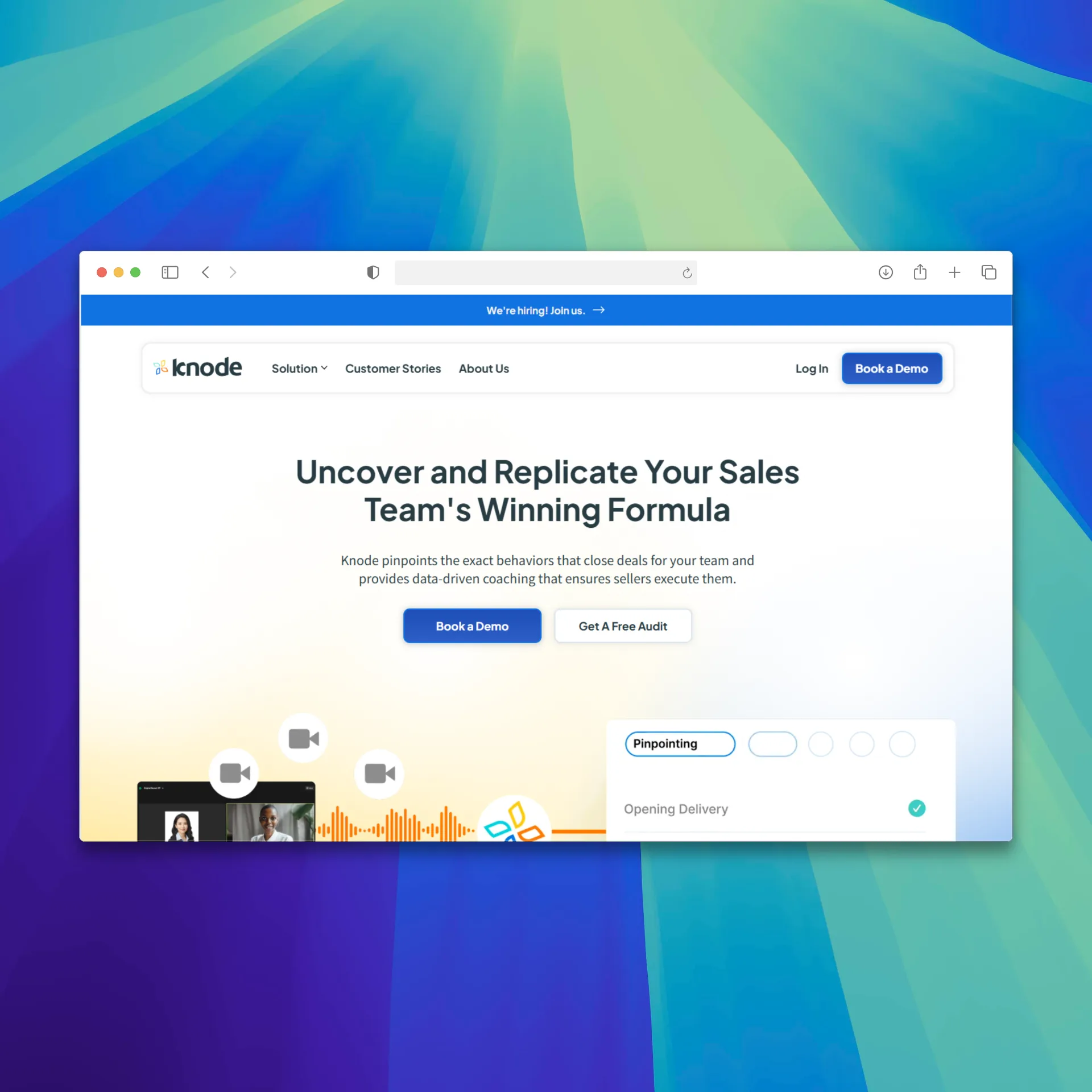 Knode AI website