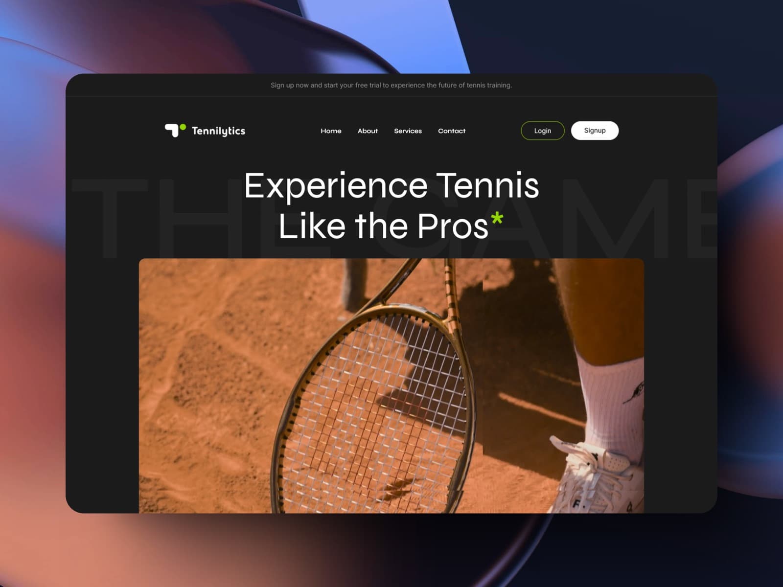 Tennilytics website