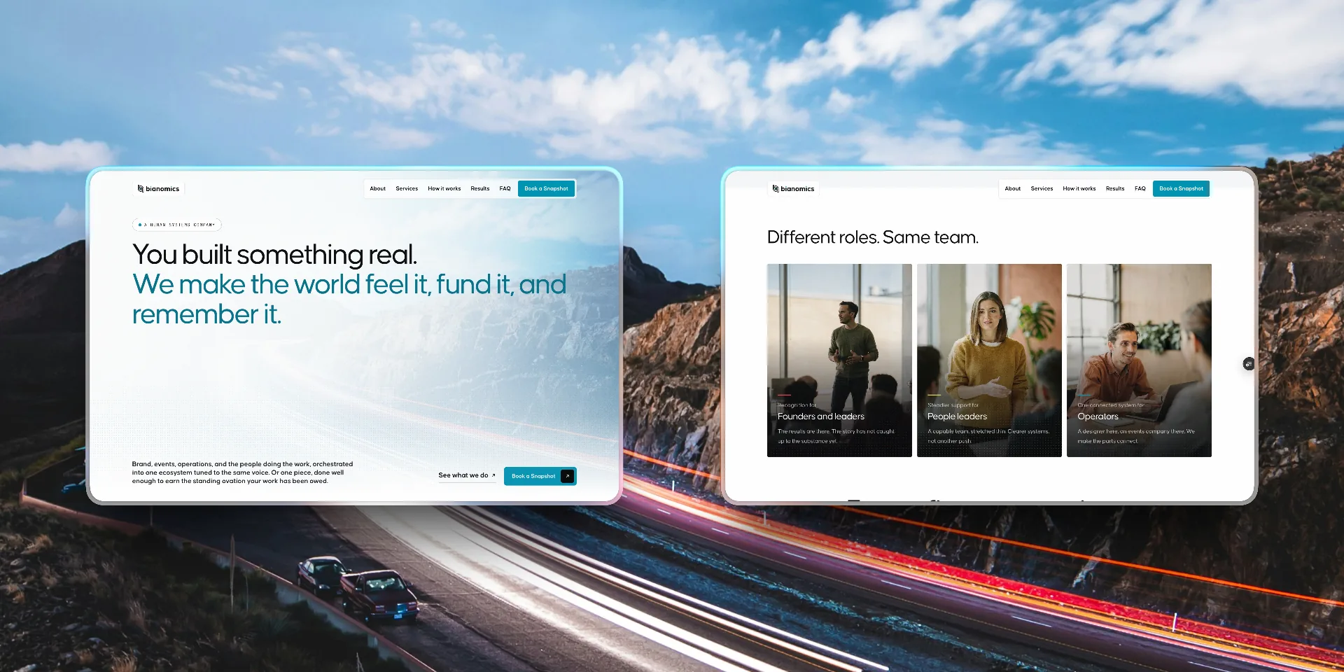 Bianomics website
