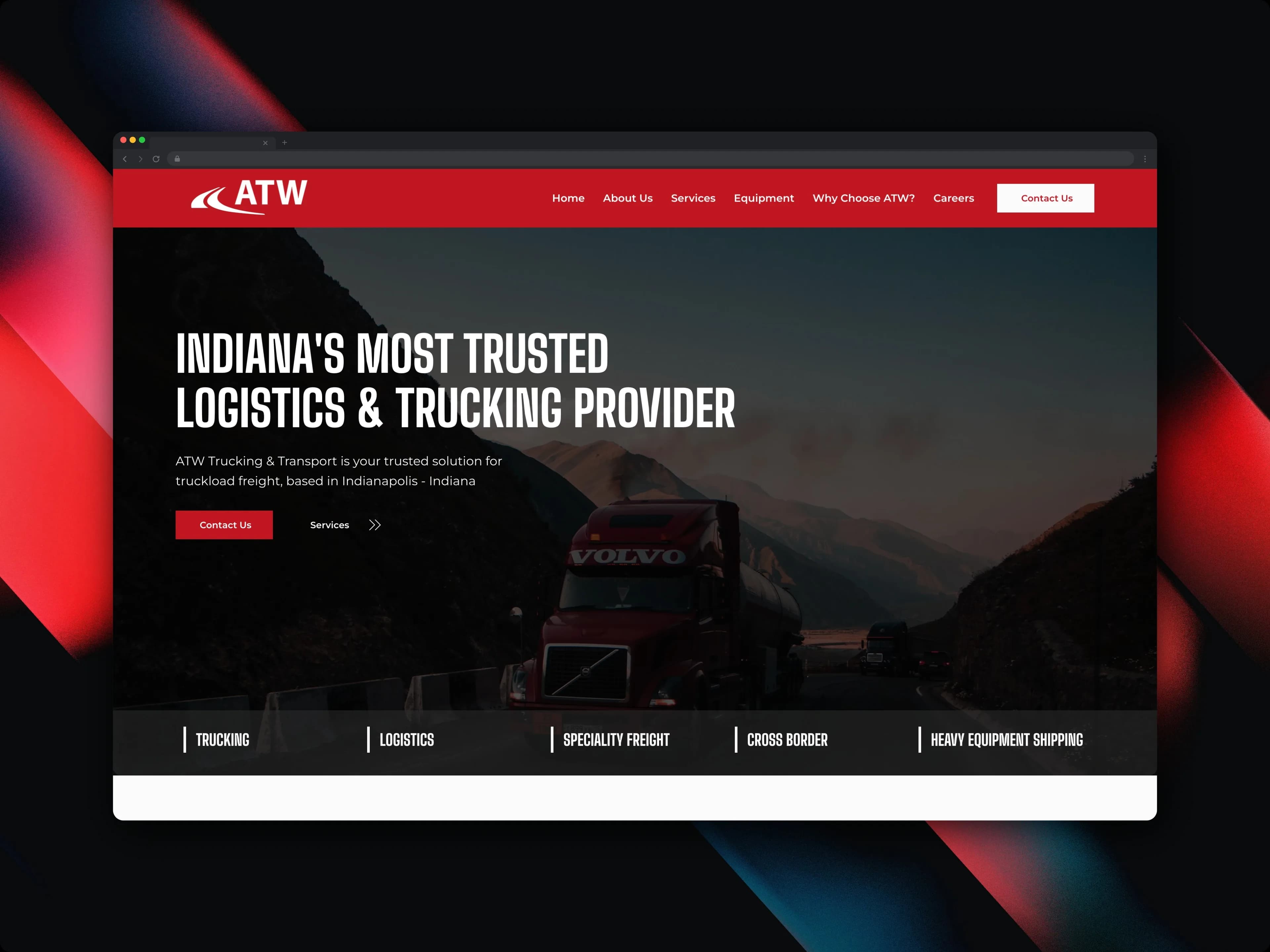 The ATW Trucking site